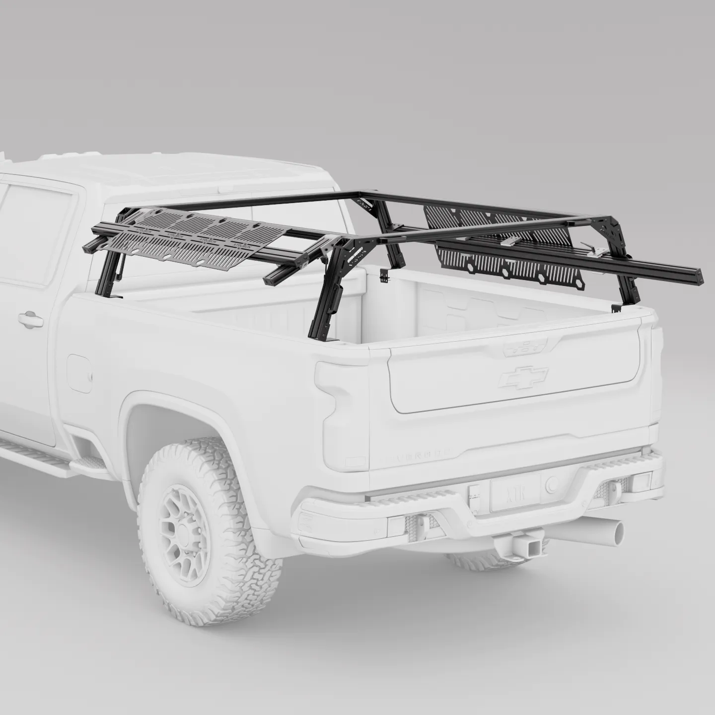 Xtrusion Overland- XTR1 Bed Rack for Chevrolet Silverado & GMC Sierra 2500HD / 3500HD
